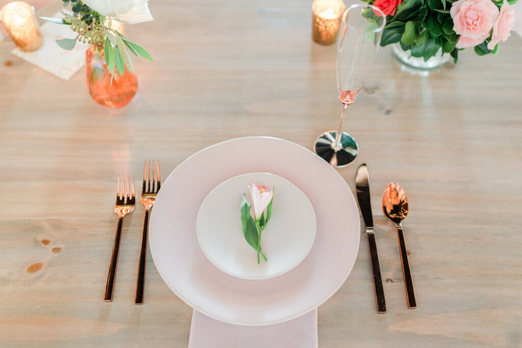 Pink plates durham wedding event space